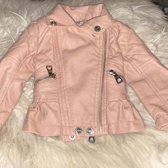 Pink Leather Jacket - Picture 5 of 6
